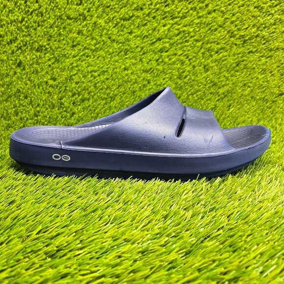Oofos Ooahh Mens Size 12 Blue Beach Walking Outdoor Recovery Sport Slide Sandals main image 9